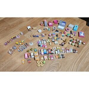 138 Piece Lot Mini Brands Disney Marvel Revlon Subway Squishmallow Food Toys Etc